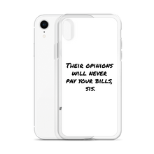 Load image into Gallery viewer, &quot;Opinions&quot; iPhone Case (White)
