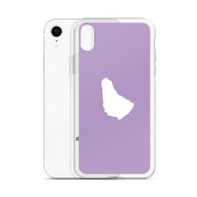 Cargar imagen en el visor de la galería, Map of Barbados iPhone Case (Purple)
