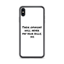 Load image into Gallery viewer, &quot;Opinions&quot; iPhone Case (White)
