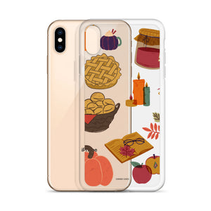 Fall is here! iPhone Case (Clear)