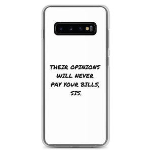 "Opinions" Samsung Case (White)
