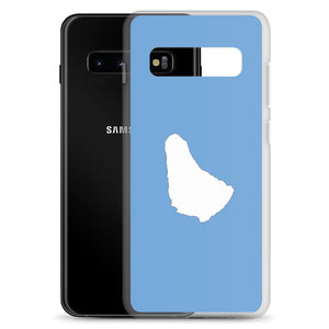 Map of Barbados Samsung Case (Blue)