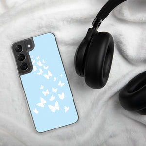 Butterfly Samsung Case (Baby Blue)