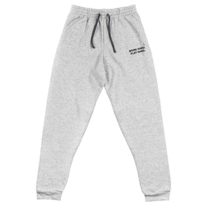 Work Hard Unisex Joggers (Embroidered)