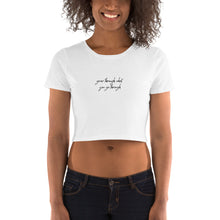 Load image into Gallery viewer, Grow Through It Crop Tee
