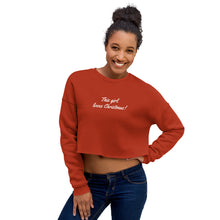 Load image into Gallery viewer, This Girl Loves Christmas Crop Sweater
