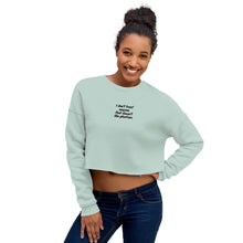 Load image into Gallery viewer, Do you like Plantain? &#39;Embroidered&#39; Crop Sweater
