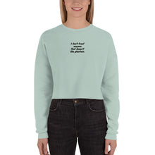 Load image into Gallery viewer, Do you like Plantain? &#39;Embroidered&#39; Crop Sweater

